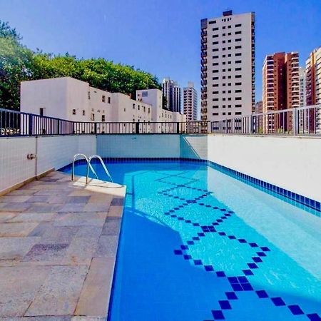 Apto Com Piscina 2 Quadras Da Praia กัวรูจา ภายนอก รูปภาพ