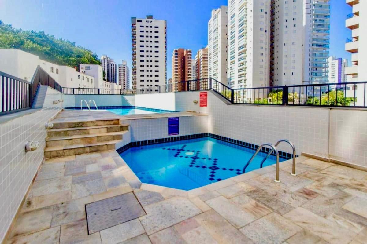 Apto Com Piscina 2 Quadras Da Praia กัวรูจา ภายนอก รูปภาพ
